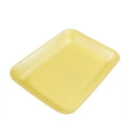 #2 Yellow Foam Meat Trays 500/PK CKF 2Y 