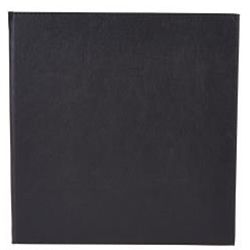 Winco LMF-811BK Black Four-Views Menu Cover for 8.5x11-Inch Insets 