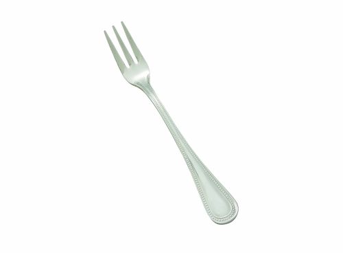 Winco 0036-07, Deluxe Pearl Extra Heavyweight Oyster Fork, 18/8 Stainless Steel, Mirror Finish, 12/Pack