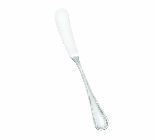 Winco 0036-12, Deluxe Pearl Extra Heavyweight Butter Spreader, 18/8 Stainless Steel, Mirror Finish, 12/Pack