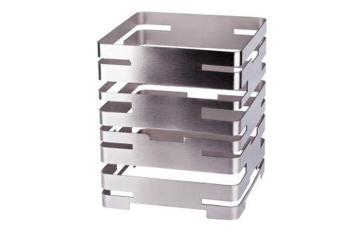 PWB4-2530S, 9.84-Inch Square Buffet Riser, Stainless Steel
