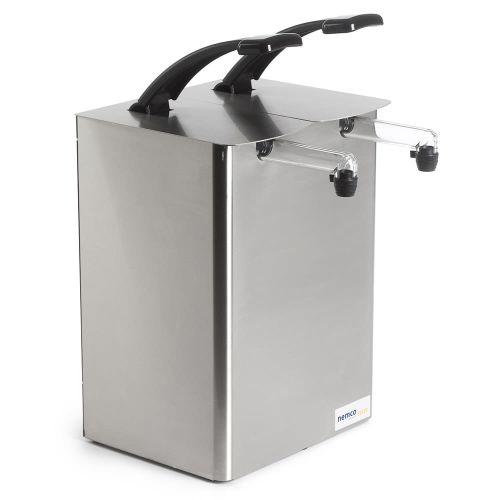 Nemco 10962, Stainless Steel Double Countertop Pump Dispenser for 1.5 Gallon (Discontinued)