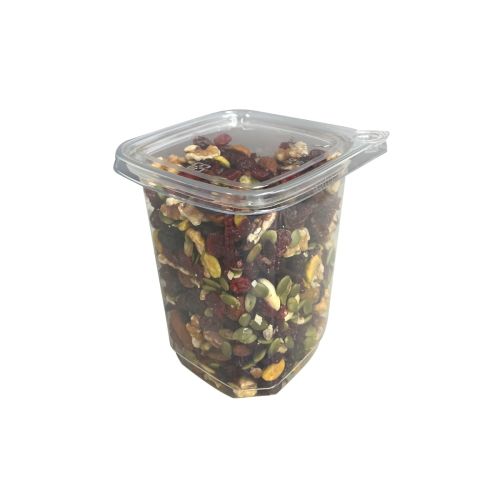 PTTESDC32, 32 Oz PET Clear Tamper Evident Square Deli Container, 500/CS. Lids Sold Separately.