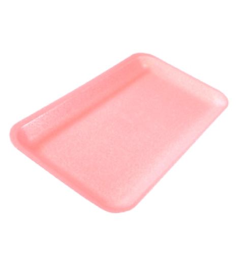 CKF 10SP, 10.75x5.75x0.5-Inch #10S Pink Foam Meat Trays, 500/PK