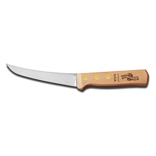 Butcher Knives  6 inch Curved Knife, Semi Stiff Blade