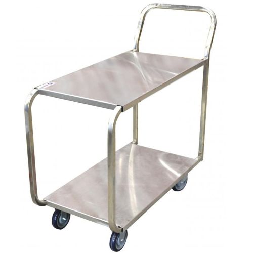 Omcan 13118, 44-inch Stainless Steel Solid Top Stock Cart
