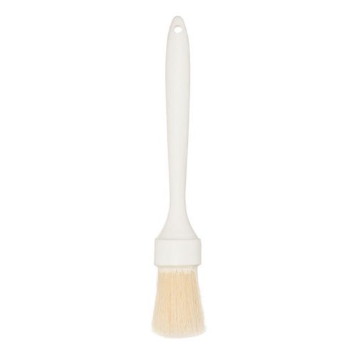 Ateco 1682, 1-1/4-Inch Diameter Round Pastry Brush, White Natural Bristles, Plastic Handle