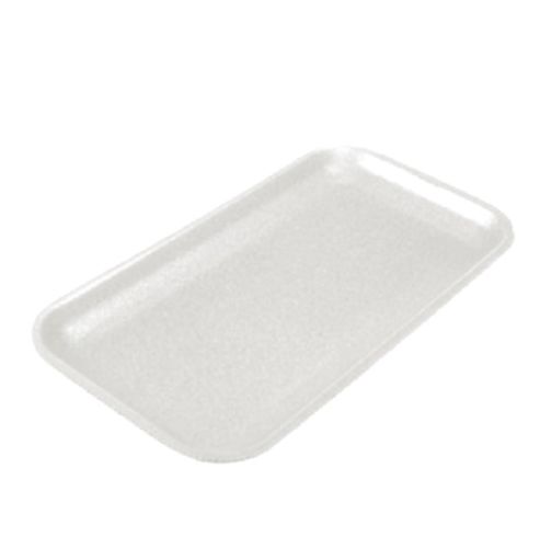 CKF 17SW, 8.25x4.5x0.5-Inch #17S White Foam Meat Trays, 1000/PK
