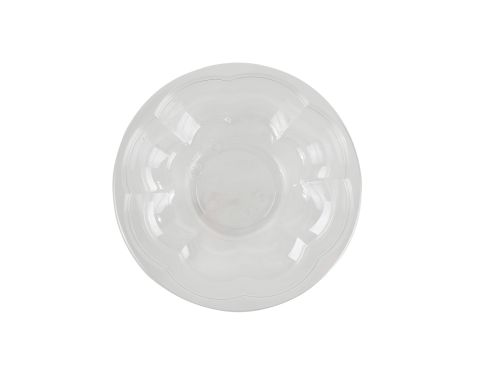 SafePro 18SW150, 18 Oz. Crystal Clear PET Swirl Bowl with Swirl Lid Combo, 150/CS