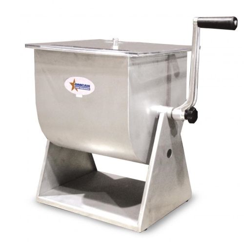 Omcan 19203, 12.75-inch Stainless Steel Manual Tilting Mixer, 44 lbs Production