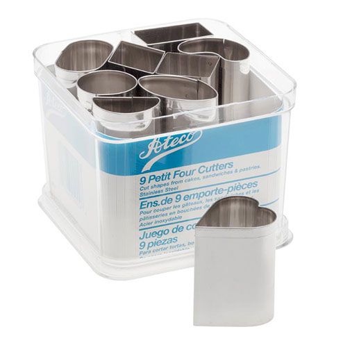 Ateco 2009, 9-Piece Stainless Steel Petite Four Cutter Set