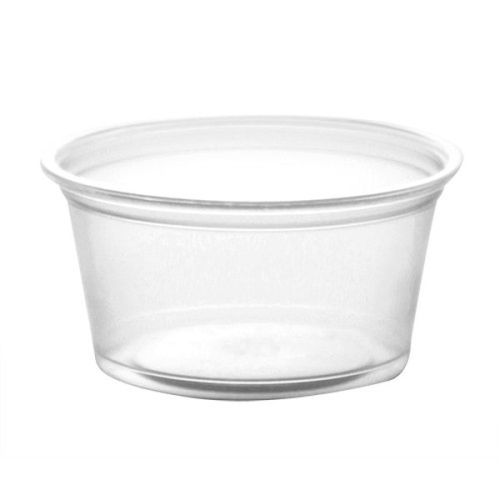 Dart 200PC, 2 Oz Conex Clear Complements Portion Polypropylene Container, 2500/Cs. Lids Are Sold Separately