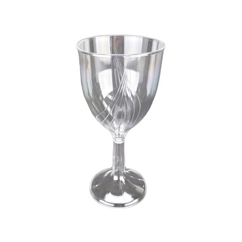 CLOSEOUT - WNA RSCWSWN6, 8 Oz Clear Plastic Wine Glass on Stem, 24/CS