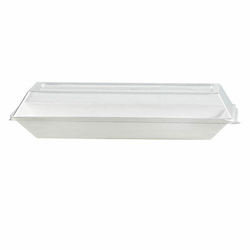 PacknWood 210ECODL2714, 10.25x5.1x1.2-Inch Clear PET Lid for 210ECOD2724, 100/CS
