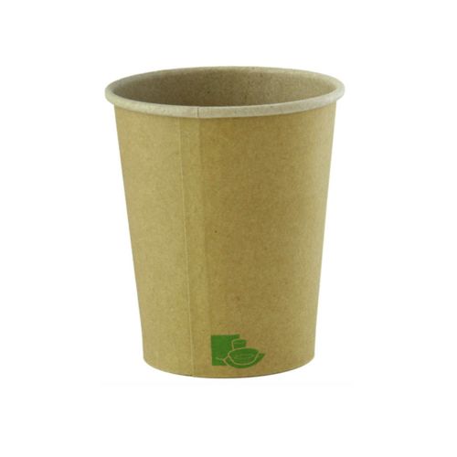 PacknWood 210GCZEN84, 8 Oz Zen Kraft Recyclable Paper Cup, 1000/CS