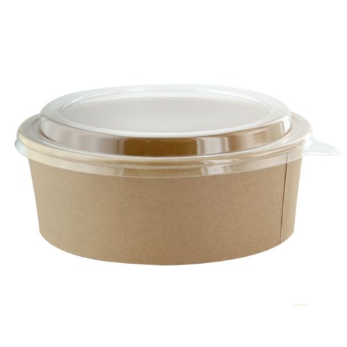 SafePro SP100 12 oz. White Paper Soup Containers Combo with Vented Lids, 250/CS