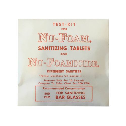 Nu-Foam 25-121, Test Kit for Sanitizing Tablets and Detergent