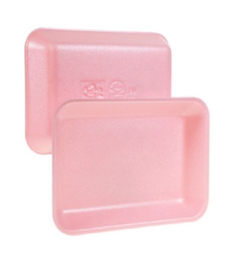 CKF 2P, 8.25x5.75x0.75-Inch #2 Pink Foam Meat Trays, 500/PK (Discontinued)