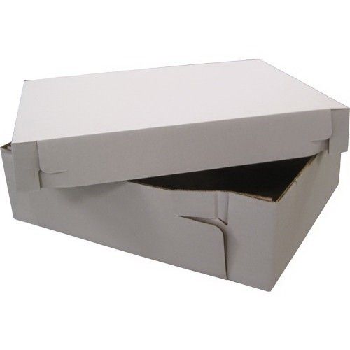 Vineland Packaging 2PC16166, 16x16x6-Inch 2-Piece Corrugated Cake Box, 25/CS