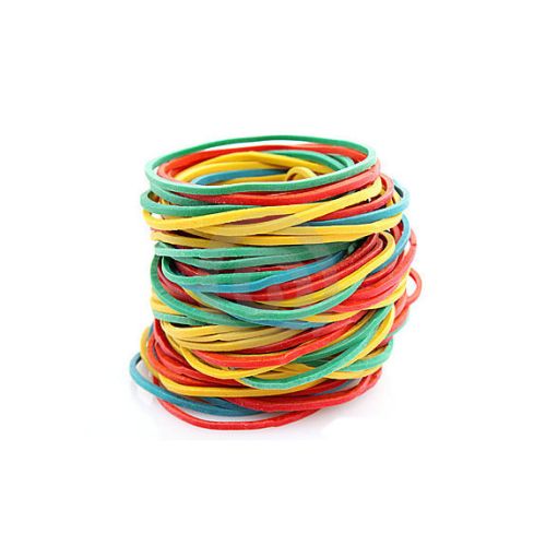 SafePro 33RB #33 Assorted Color Rubber Bands, 1-Lbs Box