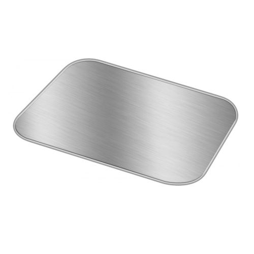 Pactiv L799 9.5L x 7W-Inch Foil Laminated Board Lids for 5-Lbs Oblong Aluminum Foil Pans, 250/CS