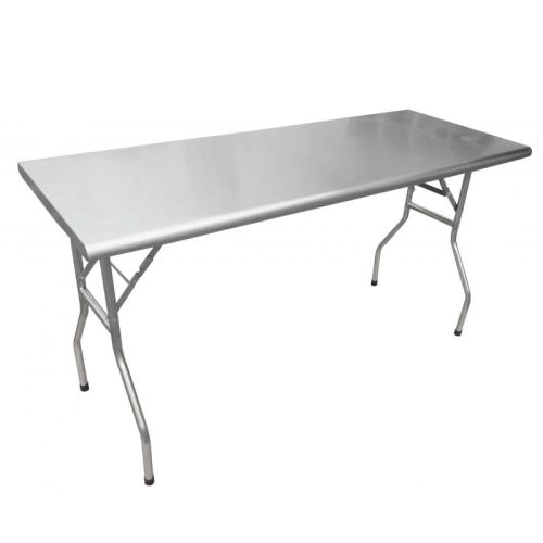 Omcan 41232, 30x60-inch Stainless Steel Folding Table
