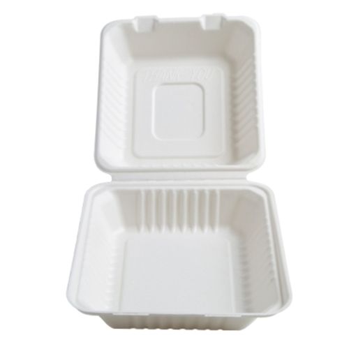 Fineline Settings 42SHD8, 8x8x3.1-inch Conserveware Bagasse Deep Container, 200/CS (Discontinued)