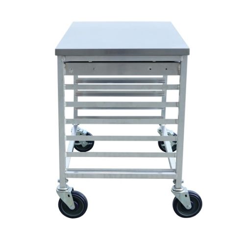Omcan 44722, 28.25x18.x30-inch Aluminum Meat Slicer Cart