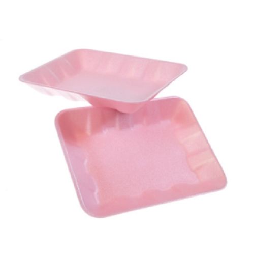 CKF 4DP, 9.5x7x1.25-Inch #4D Pink Foam Meat Trays, 500/PK