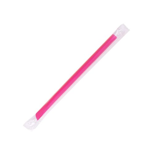 Karat C9060S, 9-Inch Colossal 10 mm Mix Color Wrapped Plastic Straws, 1600/CS