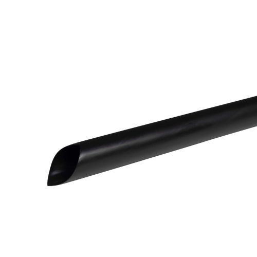 Karat C9030, 9-Inch Solid Black Plastic Unwrapped Boba Straws, 3500/CS