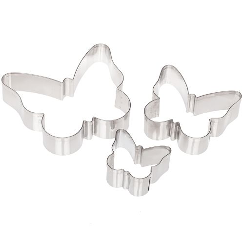 Ateco 5264, Plain Butterfly Cutters, Set of 3