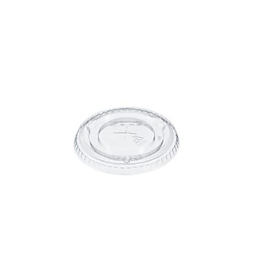 Dart 600TS Clear Straw Slotted PET Cup Lid, 2500/CS