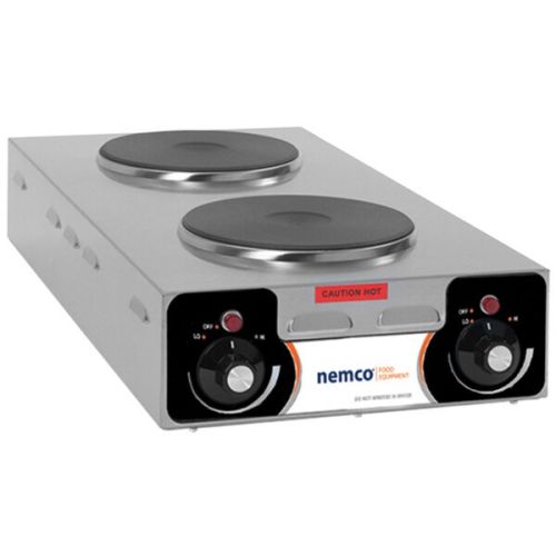 Nemco 6310-3, 12-inch Electric Countertop Vertical Hot Plate with 2 Burners, 120V (Discontinued)