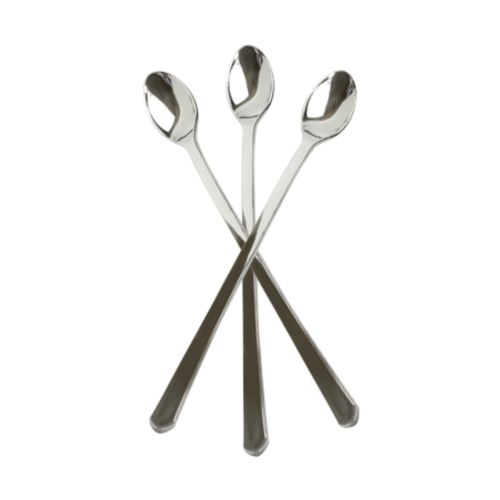Fineline Settings 6511-SV, 6-inch Tiny Temptations Silver Cocktail Spoons, 400/CS