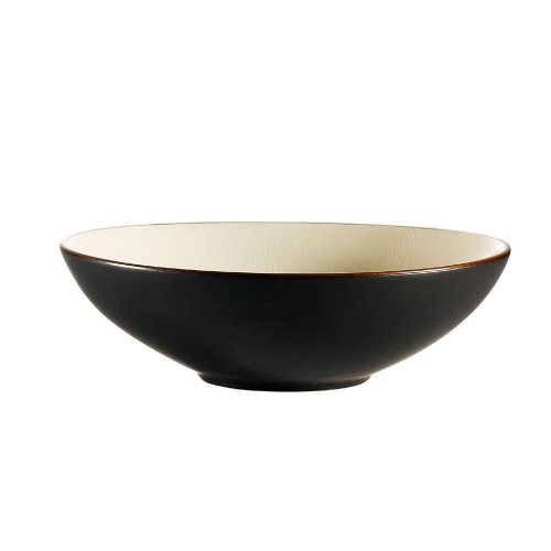 C.A.C. 666-28-W, 8-Inch 30 oz Ceramic White Round Japanese Style Salad Bowl, DZ