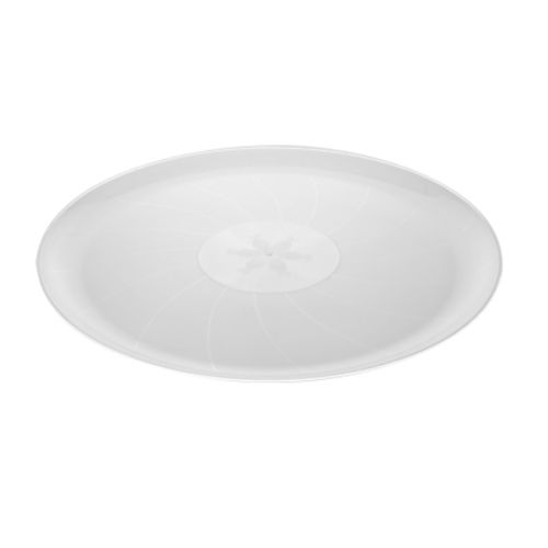Fineline Settings 8401-CL, 14-inch Platter Pleasers Classic Clear Round Tray, 25/CS