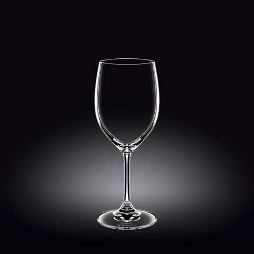 Wilmax WL-888006/6A 12 Oz Crystalline Wine Glass, 8 Sets of 6/CS (Discontinued)