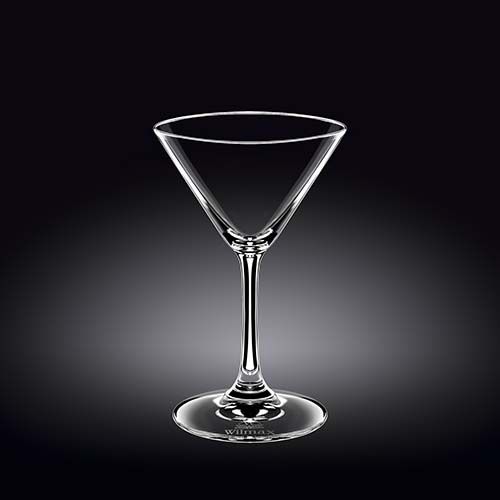 Wilmax WL-888029/6A 5.5 Oz Crystalline Martini Glass, 8 Sets of 6/CS (Discontinued)