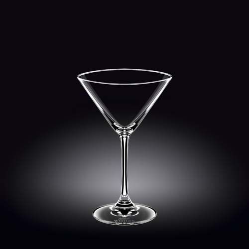 Wilmax WL-888030/6A 9 Oz Crystalline Martini Glass, 8 Sets of 6/CS (Discontinued)
