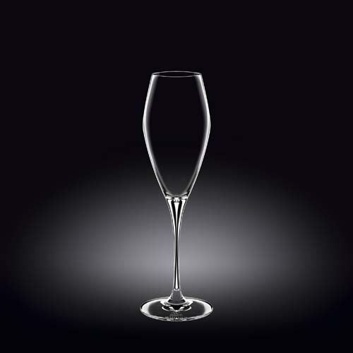 Wilmax WL-888050/2C 10 Oz Crystalline Champagne Flute, 12 Set/CS (Discontinued)