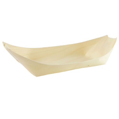 PacknWood 8NPBBOIS221, 9-inch Woodsy Large Wooden Boat, 288/CS