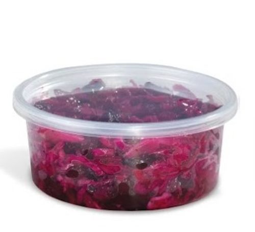 Placon 8RPL, 8 Oz Deli Container Base, 500/Cs. Lids Are Sold Separately.