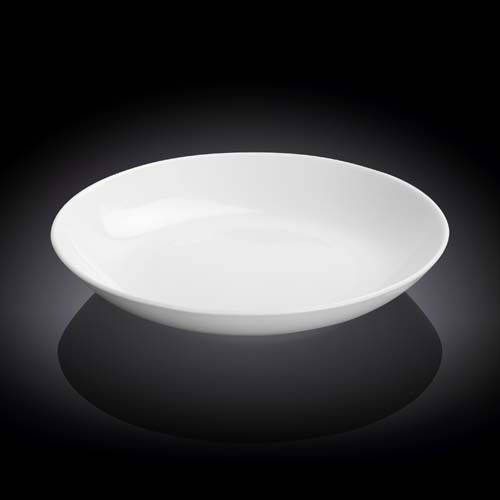 Wilmax WL-991117/A 9-Inch Olivia Round White Porcelain Deep Plate, 24/CS
