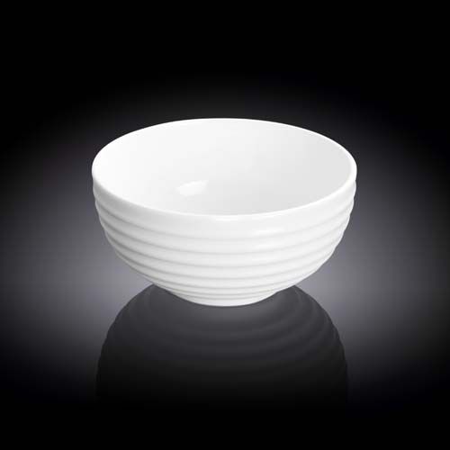 Wilmax WL-992371/A 12 Oz White Porcelain Japanese Style Bowl, 48/CS