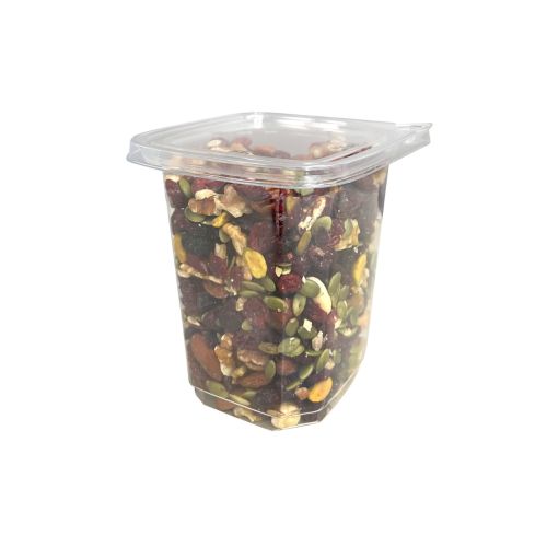 PTTESDC32, 32 Oz PET Clear Tamper Evident Square Deli Container, 500/CS. Lids Sold Separately.
