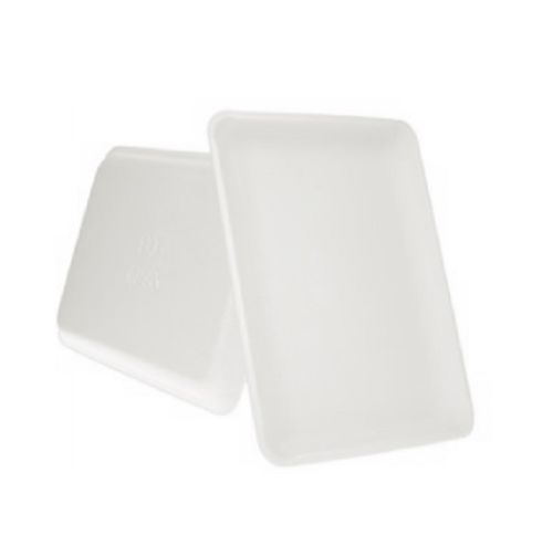 CKF 9LW, 11.75x9.75x0.5-Inch #9L White Foam Meat Trays, 200/PK
