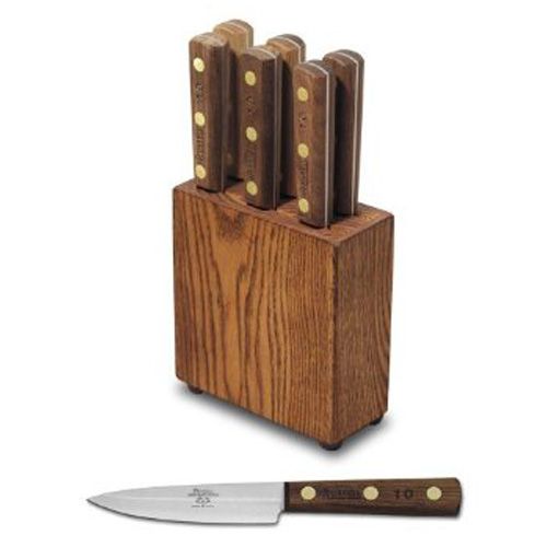 Dexter Russell #6, 6-Slot Wood Steak Knife Block Only (Discontinued)