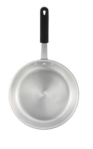 Winco AFP-120H, 12-Inch Aluminum Fry Pan with Natural Swirl Finish (Discontinued)