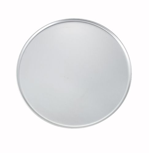 Winco APZC-16, 16-Inch Coupe-Style Round Aluminum Pizza Pan